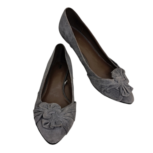 Vintage Mossimo Women's Suede Grey Shoes Size 9 - Picture 13 of 14